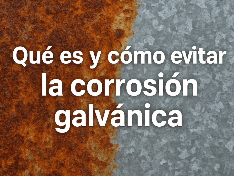 Qué es la corrosión galvánica y cómo evitarla